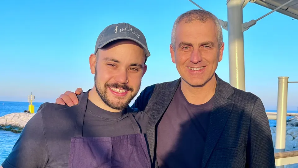 Jacopo Ticchi (Da Lucio) col sindaco