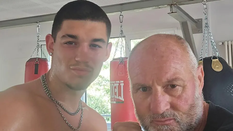 Johnny Salaroli insieme al maestro Tiziano Scarpellini