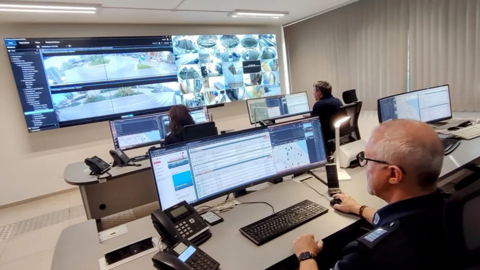 la centrale operativa di Rimini