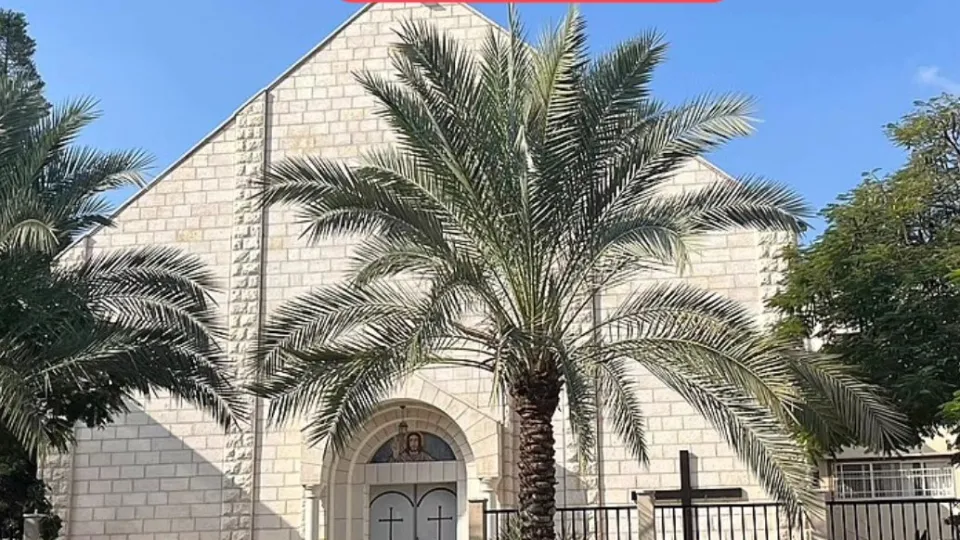 la chiesa cattolica di Gaza
