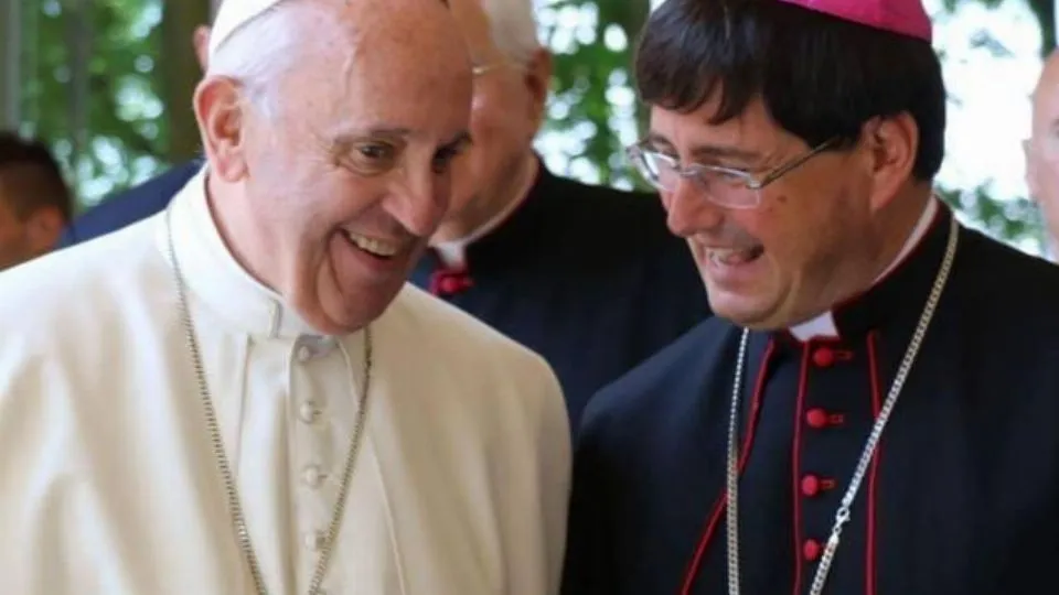 Papa Francesco e il vescovo Nicolò