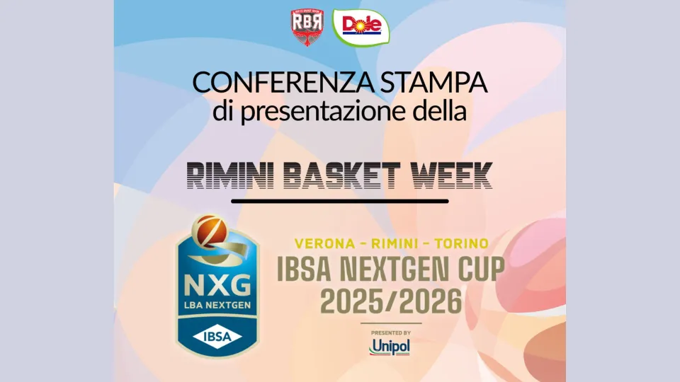 La conferenza stampa di presentazione di Rimini Basket Week