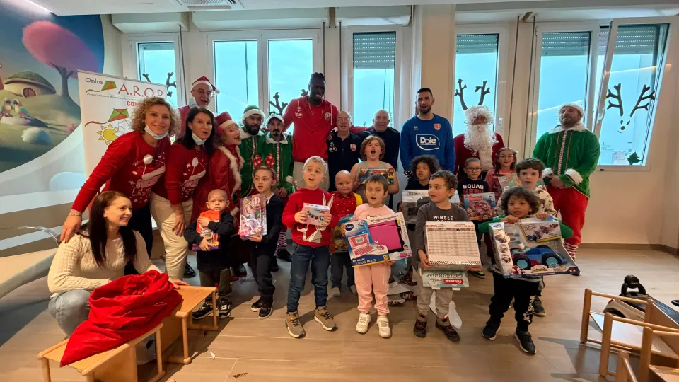 La consegna dei doni di Natale