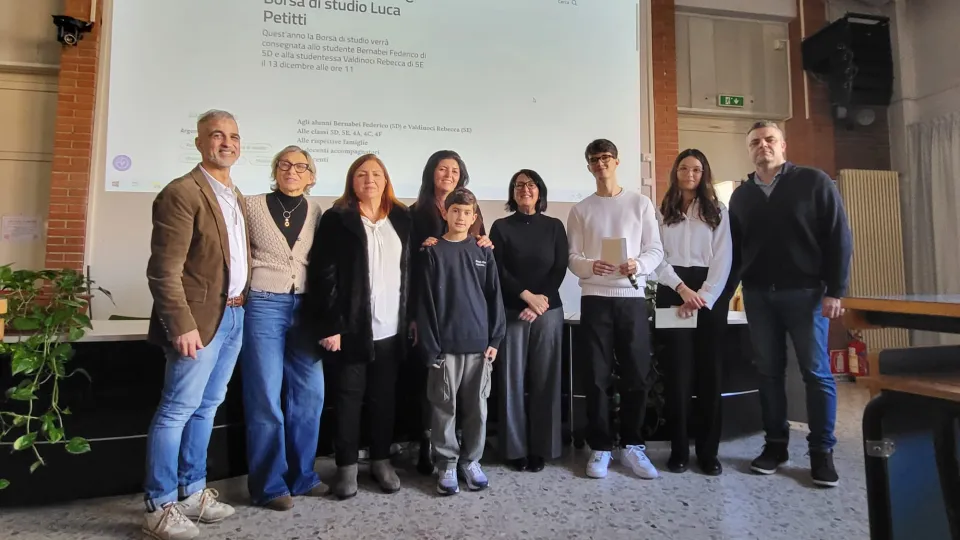 la consegna delle borse di studio