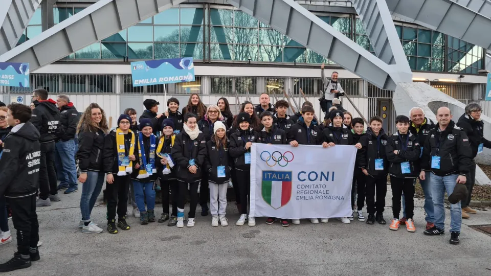 La delegazione dell'Emilia-Romagna