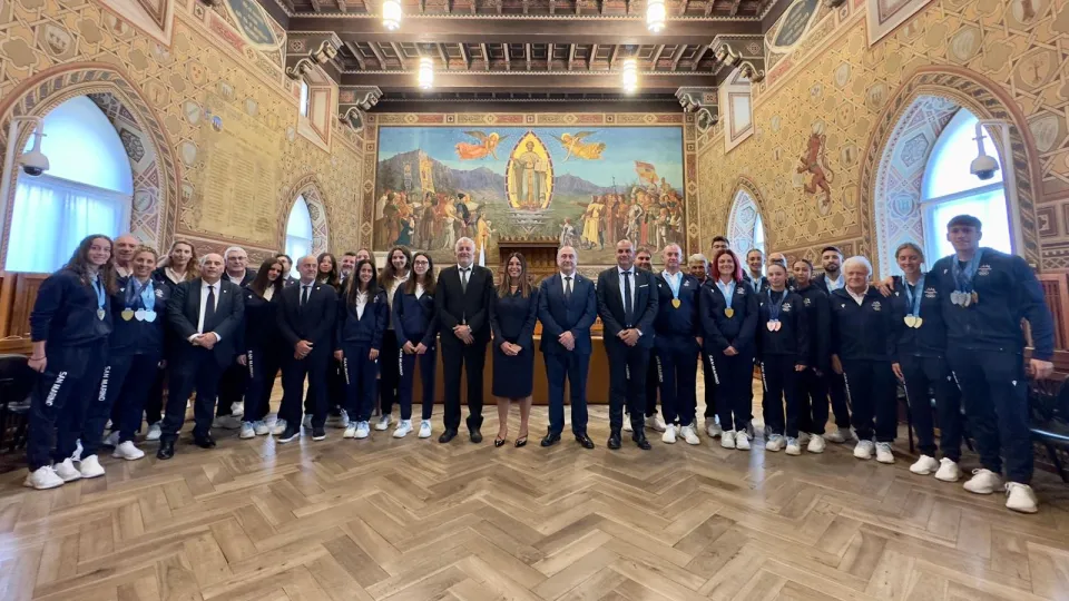 La delegazione di Andorra ricevuta dai Capitani Reggenti