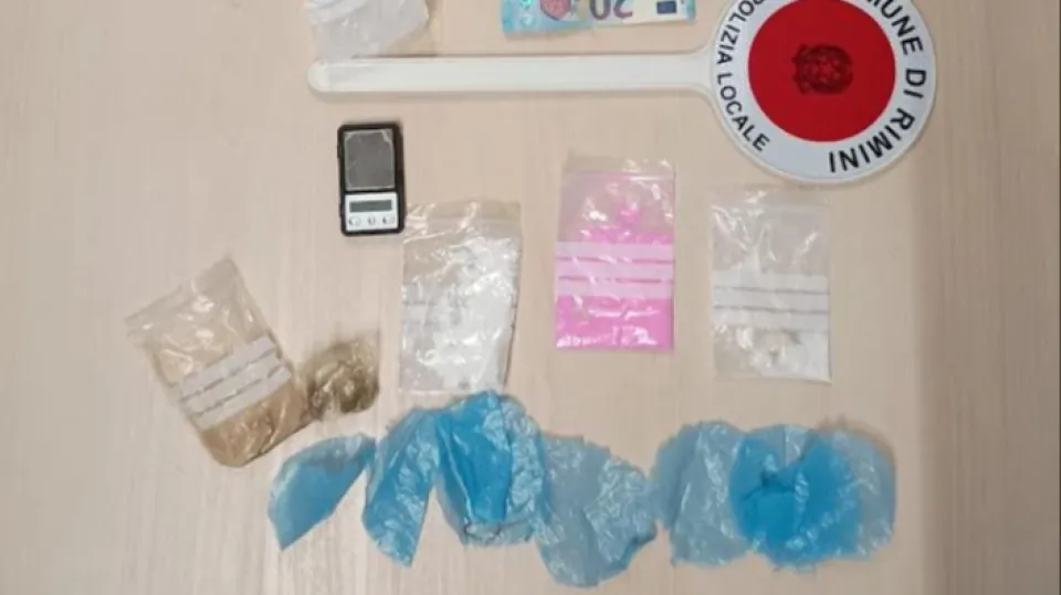 la droga sequestrata