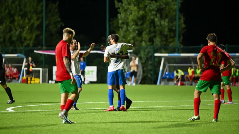 La festa dopo il gol contro il Cailungo (@FSGC)