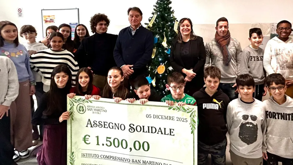 la foto con gli alunni