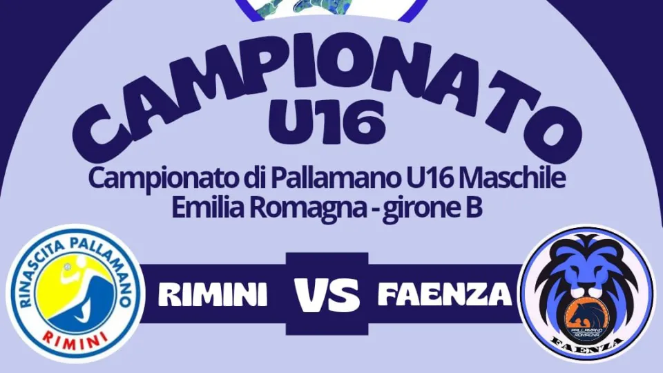 La locandina di Rimini vs Faenza
