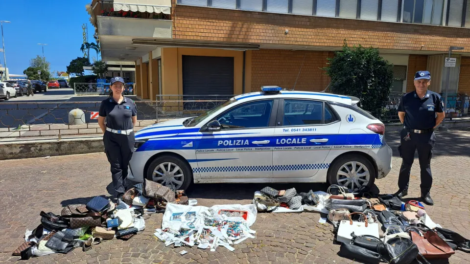 la merce sequestrata