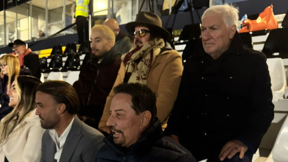 La nuova dirigenza del Rimini F.C. in tribuna