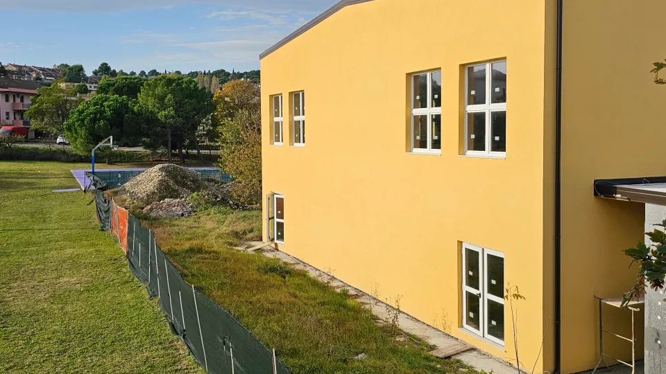 la palestra di viale Ionio a Riccione
