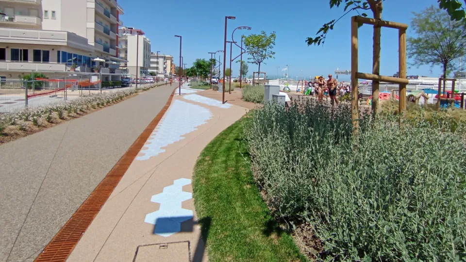 la parte più a sud del tratto 7 del Parco del Mare