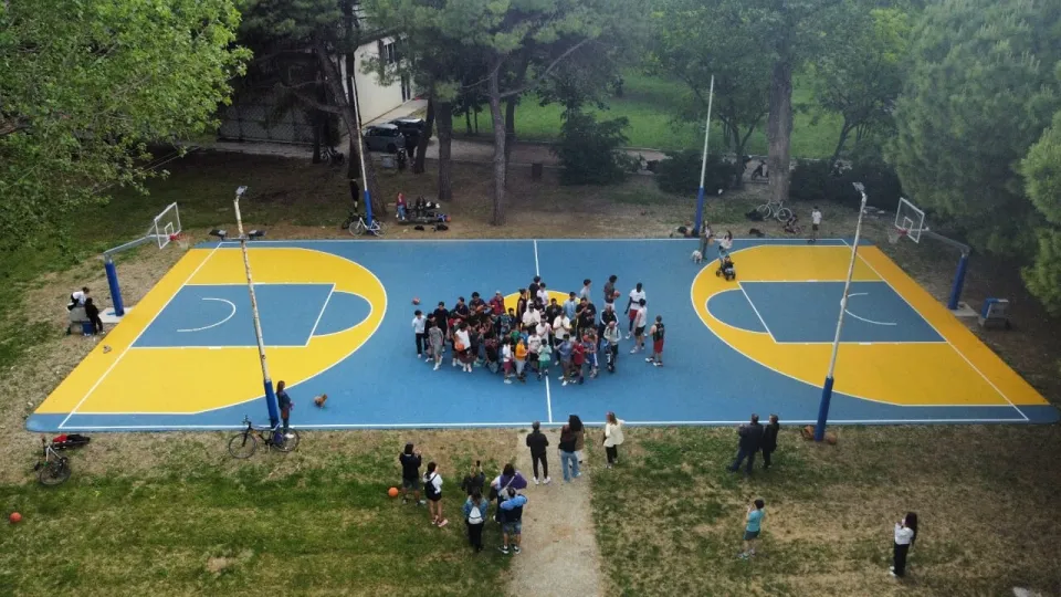 La Piastra polivalente al Parco della Resistenza
