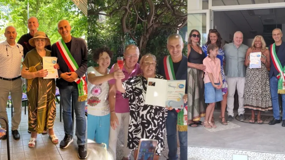 la premiazione dei turisti fedeli