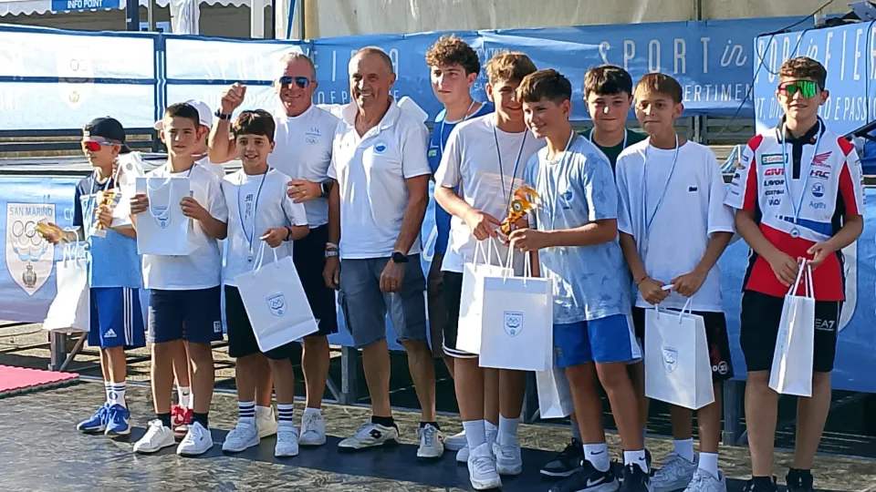La premiazione del Campionato Sammarinese Ragazzi U12-15-18