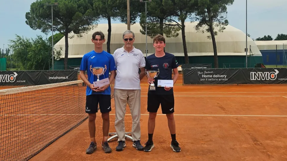 La premiazione del singolare maschile