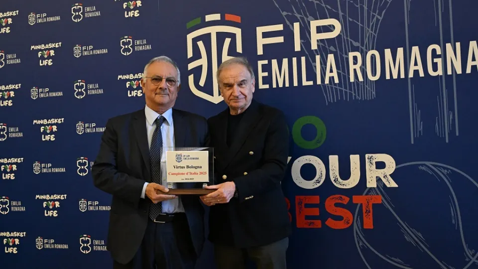 La premiazione della Virtus Bologna