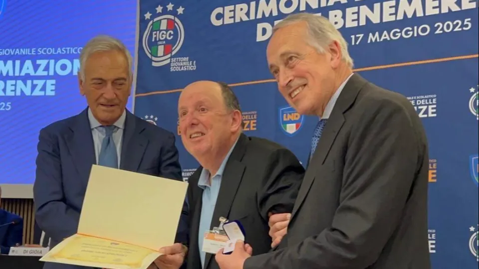 La premiazione di Domenico Spignoli