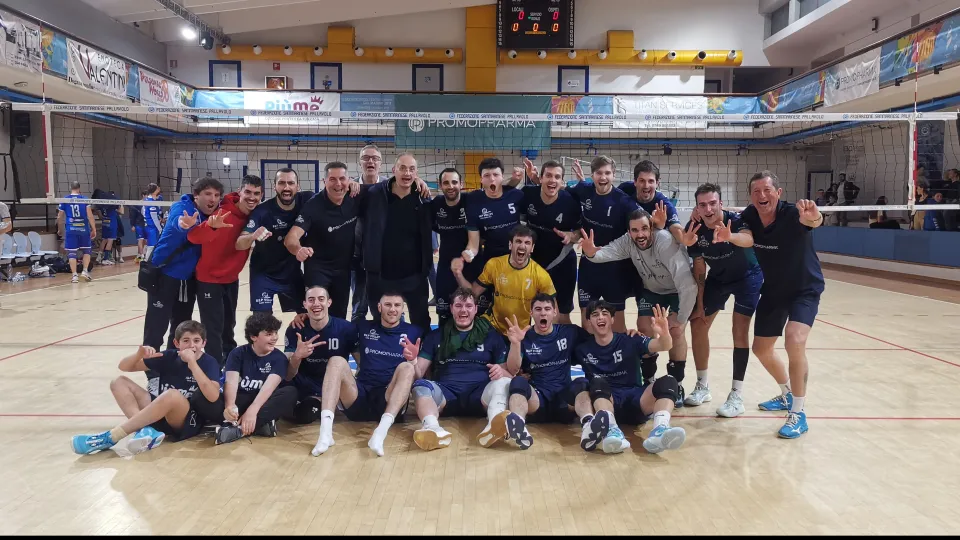 La PromoPharma San Marino festeggia la vittoria con la Prime Cleaning Riccione