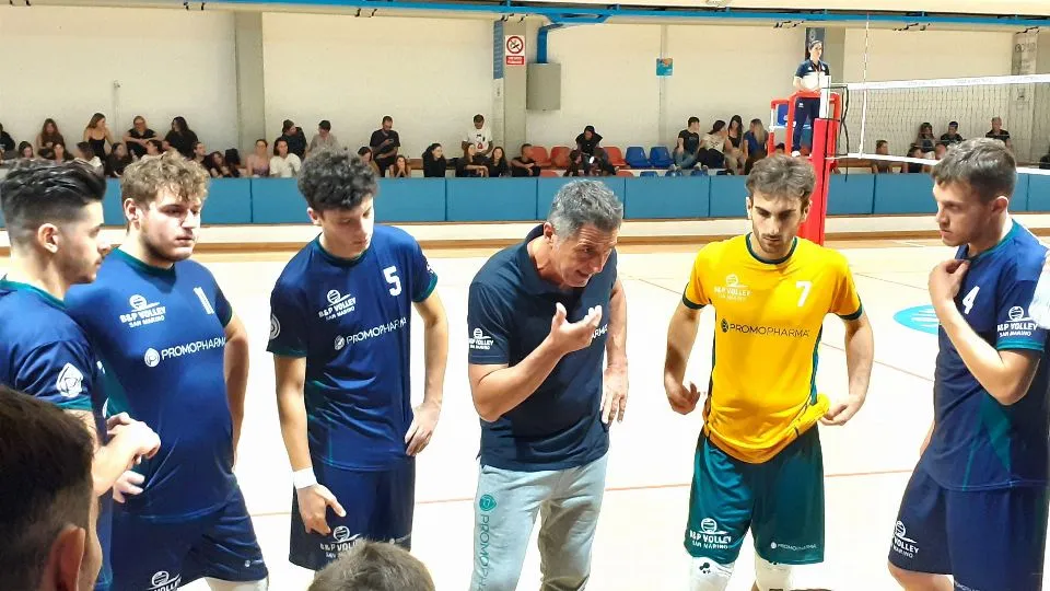 Marco Ricci durante un time out