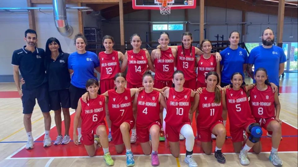La selezione U13 dell'Emilia-Romagna