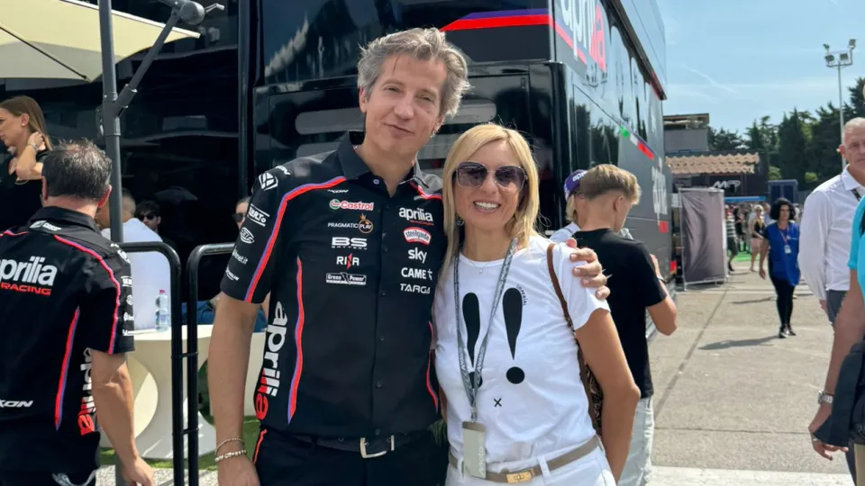 La senatrice Domenica Spinelli nel paddock