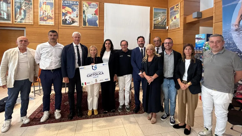 La sindaca con la delegazione