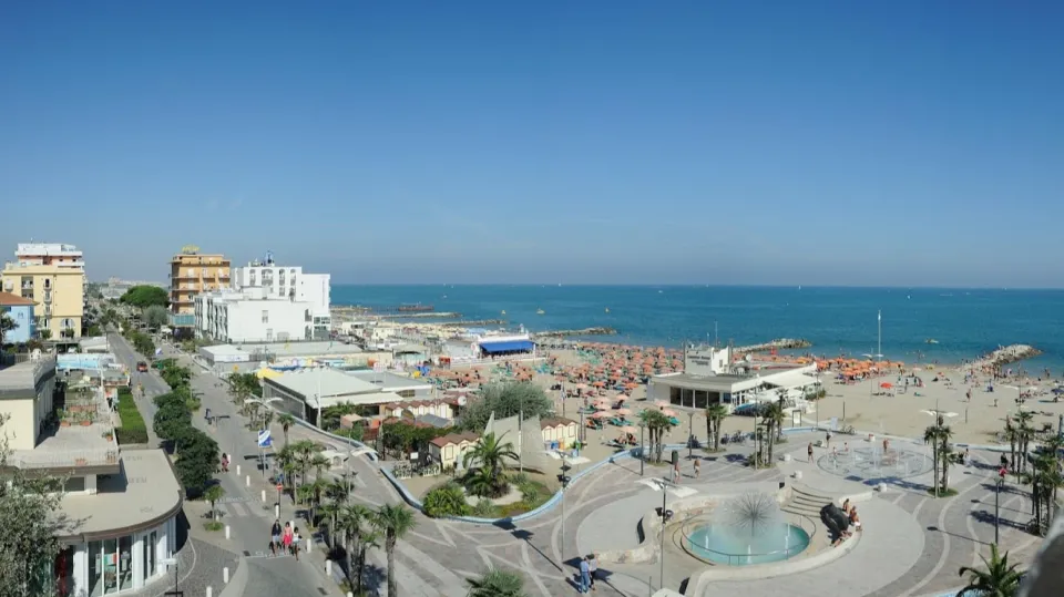 la spiaggia di Misano