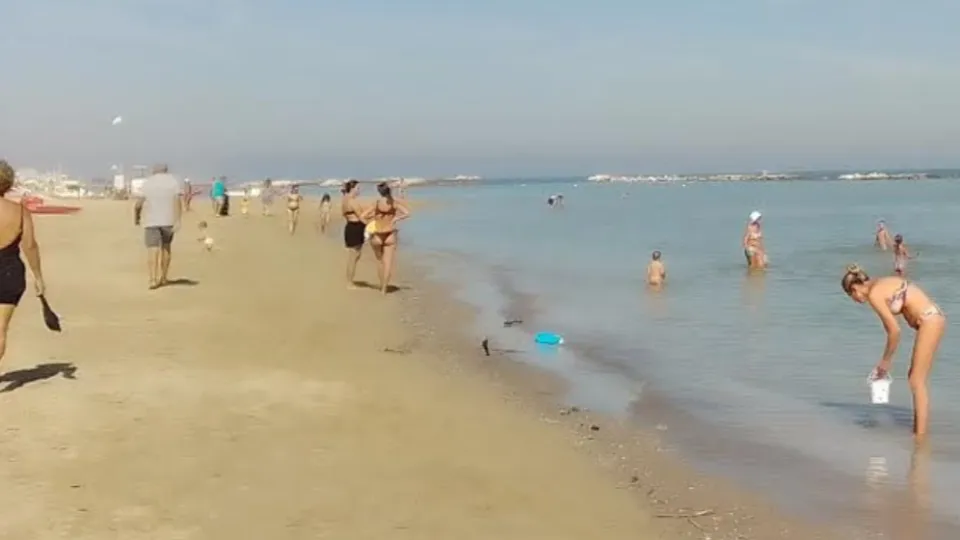 la spiaggia oggi (@newsrimini)
