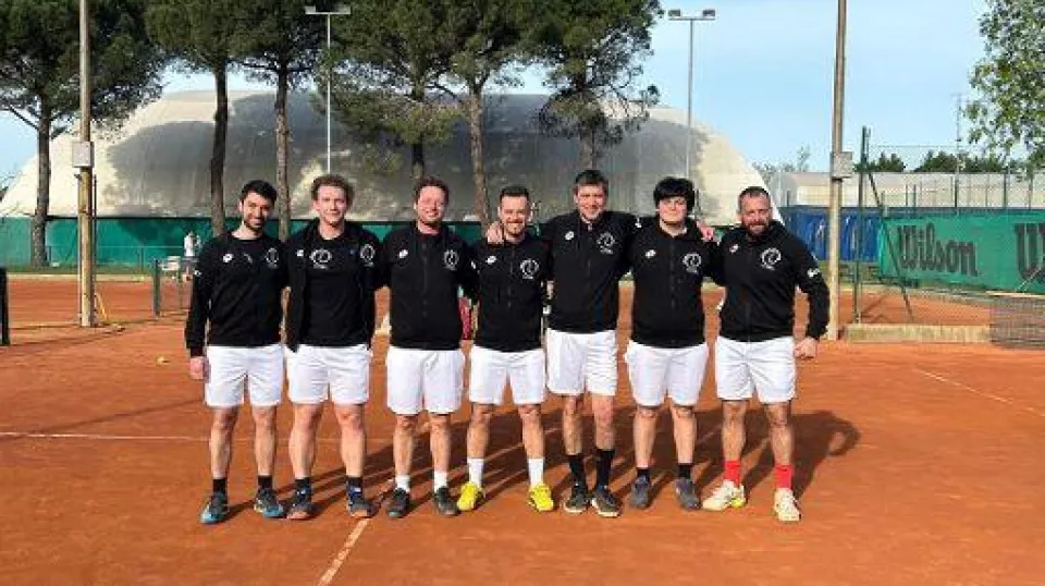 La squadra del Circolo Tennis Cervia impegnata in serie C