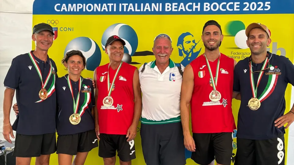 La squadra di Beachbocce di Cattolica