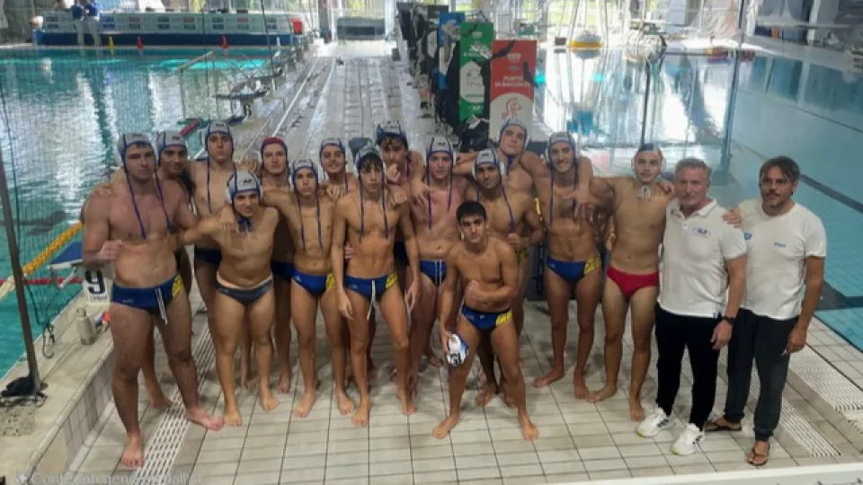 La squadra Juniores di Pallanuoto della Polisportiva Riccione