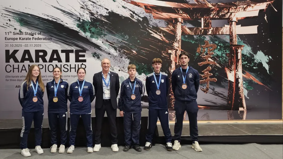 La squadra sammarinese a Larnaca