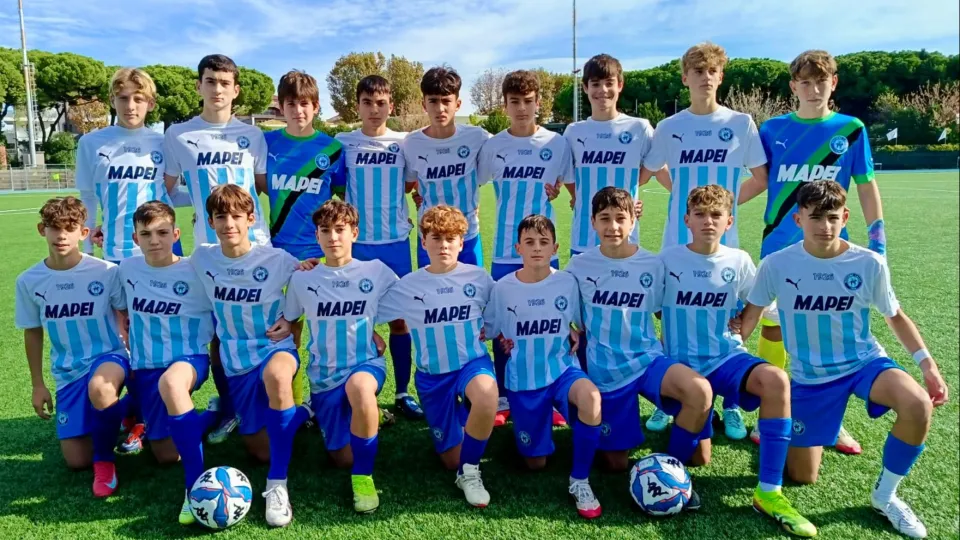 La squadra Under 15 della Riccione Calcio 1926