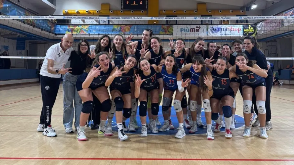 La Titan Services dopo la vittoria sul Santarcangelo