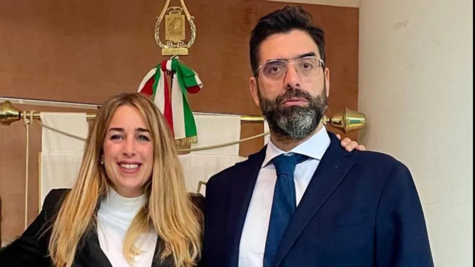la vicepresidente di Acer Rimini Claudia Corsini e l'assessore Kristian Gianfreda