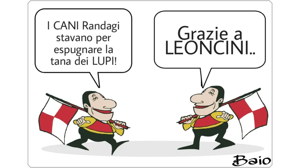 La vignetta di Baio dopo Campobasso-Rimini 1-1