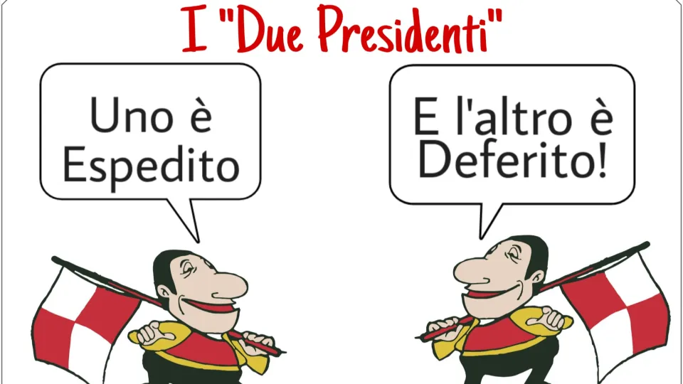 La vignetta di Baio dopo il deferimento di Valerio Perini