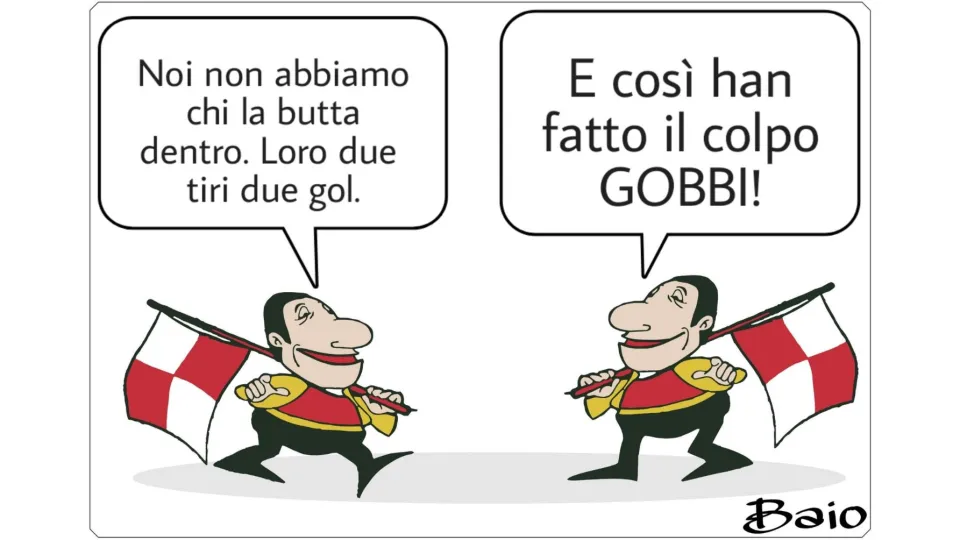 La vignetta di Baio dopo Rimini-Juventus Next Gen 0-2