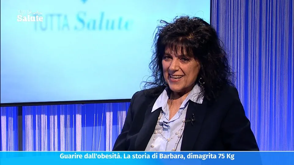 Barbara, dimagrita 76 kg nello studio di Tutta salute
