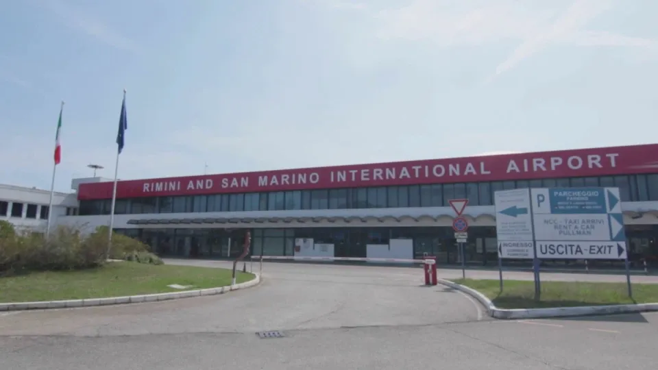 l'aeroporto di Rimini