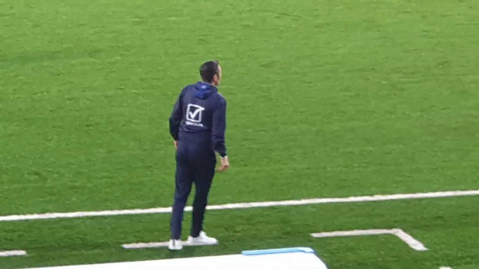 L'allenatore del Rimini F.C., Antonio Buscè