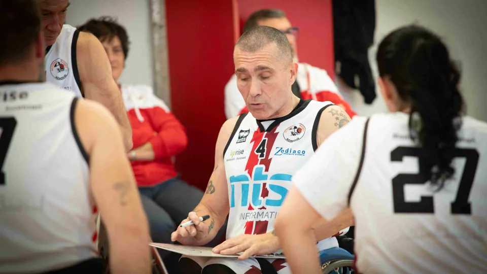 L'allenatore-giocatore di NTS Informatica Rimini, Raimondi