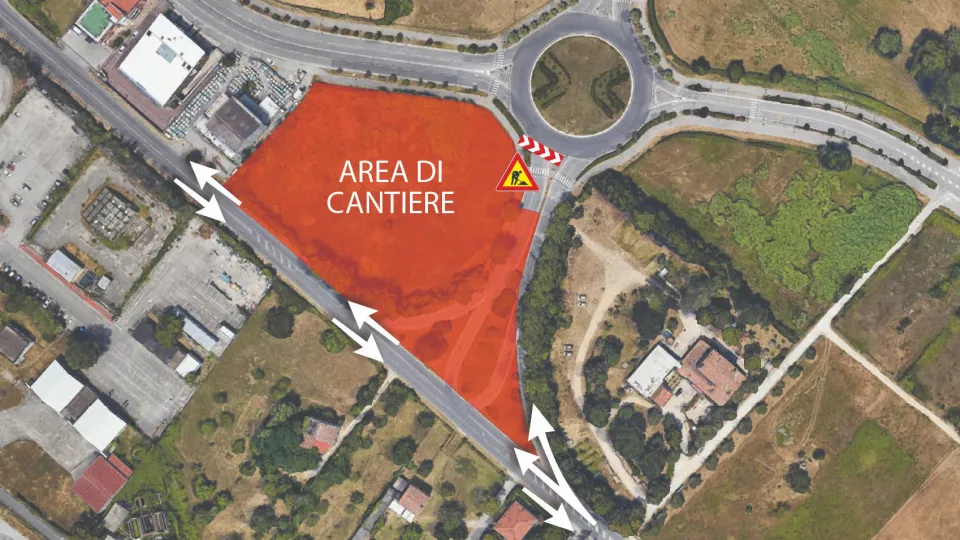 l'area di cantiere