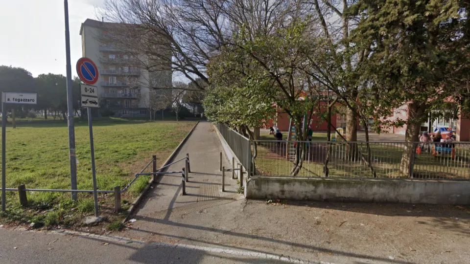 l'asilo aquilone e il contiguo parco (da google maps)