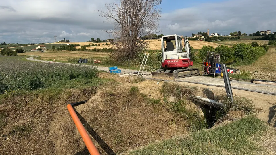 lavori a Sant'Andrea in Besanigo