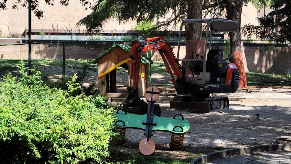 lavori al Parco Ferrari