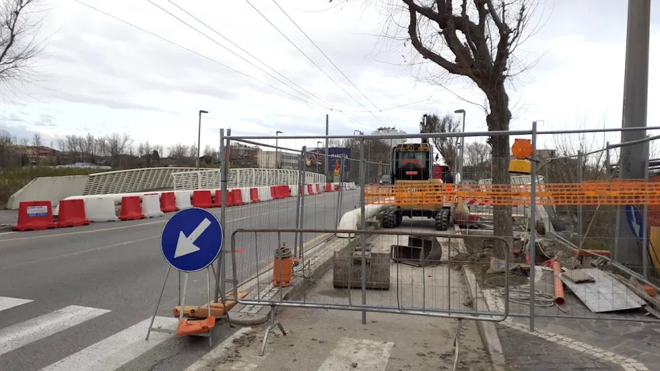 lavori al ponte Marano